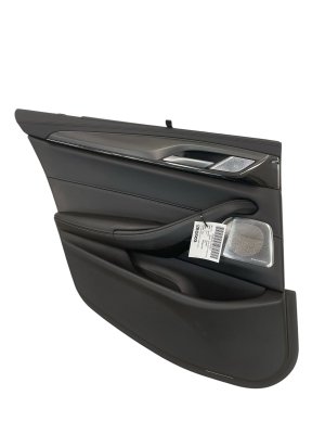 2018-2020 BMW M5 Black Door Interior Trim Panel with Sunshade - Rear, Left (Driver) (Used OEM)