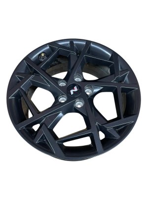 2024-2025 Hyundai Elantra Black 18x8 Multi-Spoke Machined Aluminum Alloy Wheel (Used OEM)