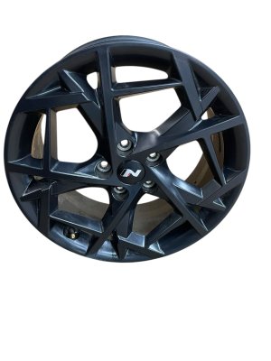 2024-2025 Hyundai Elantra Black 18x8 Multi-Spoke Machined Aluminum Alloy Wheel (Used OEM)