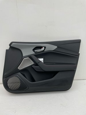 2021-2023 Acura TLX Red Door Interior Trim Panel with Red Stitching - Front, Right (Passenger) (Used OEM)