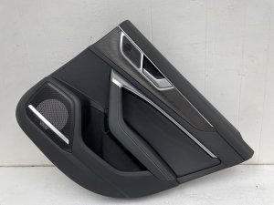 2019-2024 Audi A6 Black Door Interior Trim Panel - Rear, Right (Passenger) (Used OEM)
