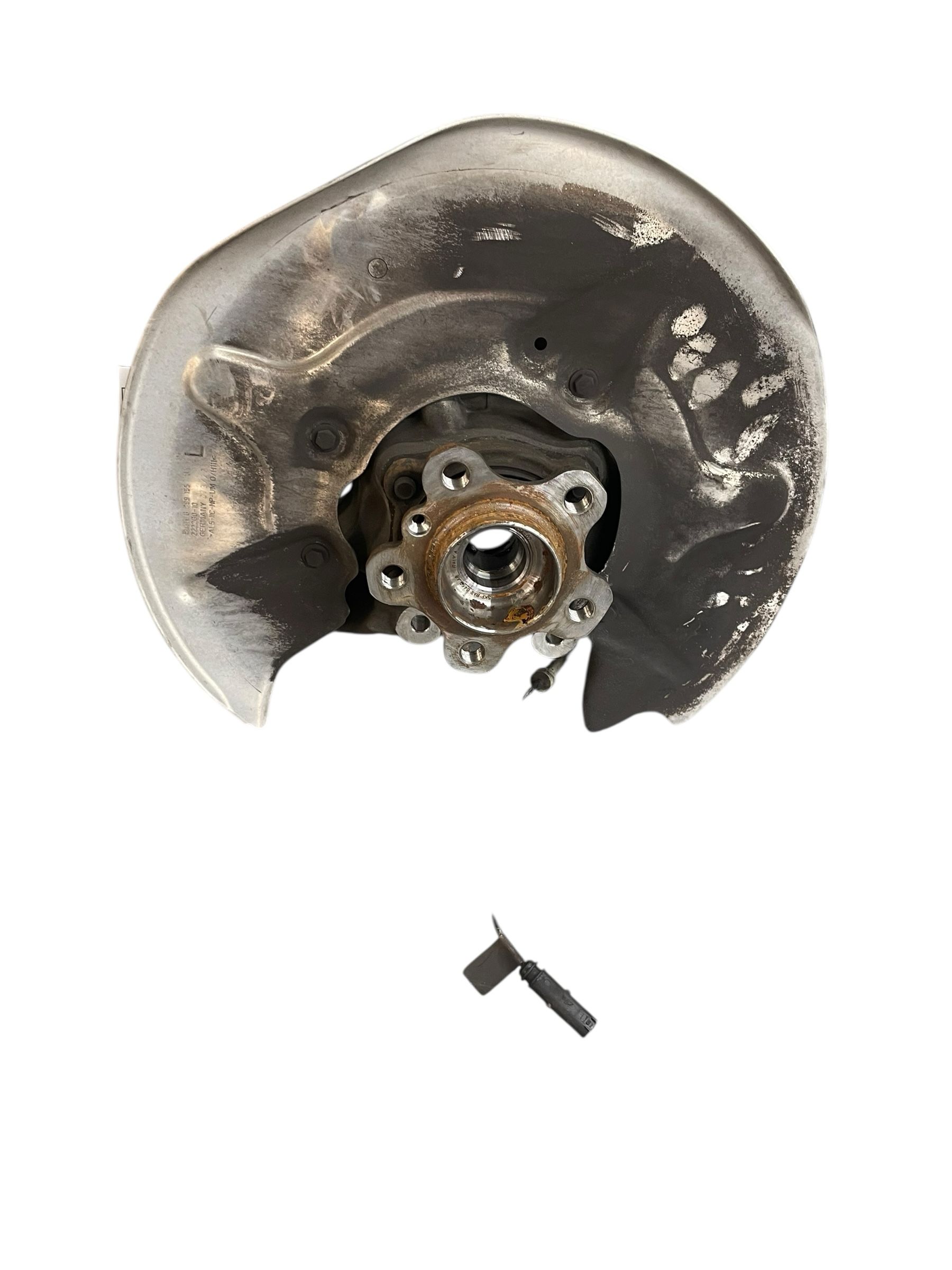 2018-2023 BMW M550i xDrive Spindle Knuckle and Wheel Bearing Hub Assembly - Rear, Left (Driver) (Used OEM)