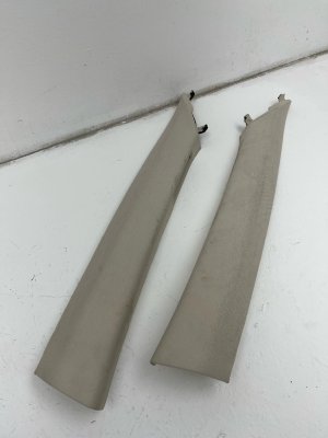 2021-2025 Genesis G80 Black A-Pillar Trim Set - Front (Used OEM)