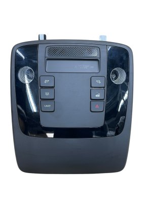 2022 Kia Carnival Black Overhead Console Dome Light Assembly with Sunroof Switches - Front (Used OEM)