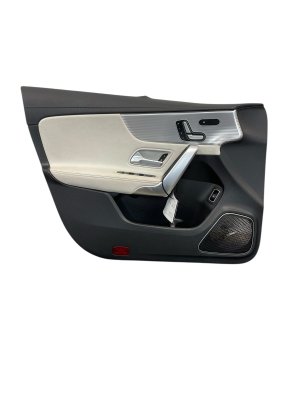 2020-2023 Mercedes-Benz CLA35 AMG Gray Door Interior Trim Panel Leatherette - Front, Left (Driver) (Used OEM)
