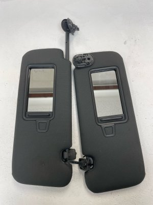 2024-2025 Hyundai Sonata Black Sun Visor Set - Front, Right (Passenger) (Used OEM)