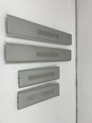 2016-2020 Bentley Bentayga Door Sill Entryway Trim Panel Set (Used OEM)