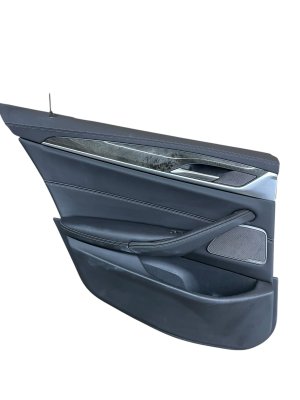 2021-2023 BMW M5 Black Door Interior Trim Panel - Rear, Left (Driver) (Used OEM)
