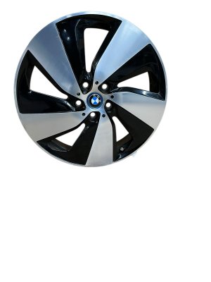 2014-2021 BMW i3 19x5 5-Spoke Turbine Machined Forged Aluminum Wheel - Front (Used OEM)