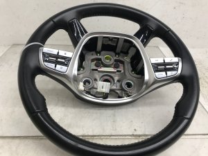 2020-2025 Kia Telluride Black Leather Non-Heated Steering Wheel (Used OEM)