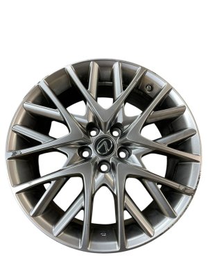 2019-2022 Lexus RC300 Silver 19x8 20-Spoke Polished Silver Alloy Wheel (Used OEM)