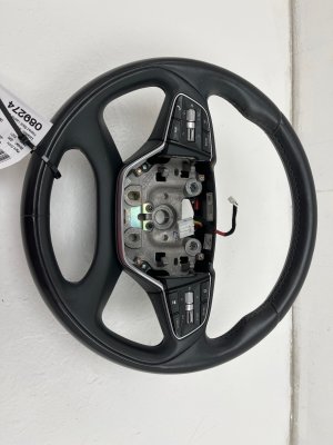 2020-2022 Genesis G90 Black Heated Leather Steering Wheel Assembly with Controls (Used OEM)