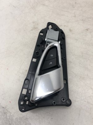 2011-2018 Porsche Cayenne Silver Interior Door Handle - Front (Used OEM)