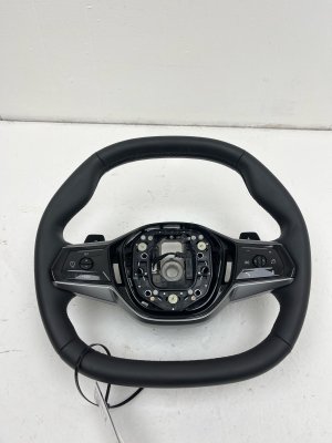 2024-2025 BMW 530i Black Steering Wheel with Control Switches and Paddle Shifters - Front (Used OEM)