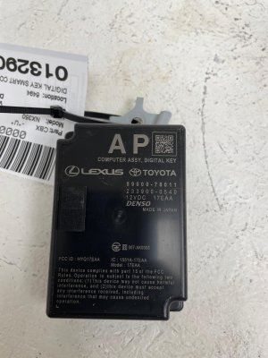 2022-2023 Lexus NX350h Smart Digital Key Control Module (Used OEM)