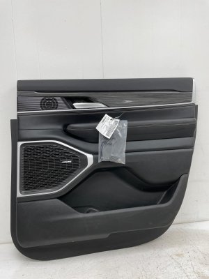 2022-2023 Jeep Wagoneer Black Door Interior Trim Panel - Rear, Right (Passenger) (Used OEM)