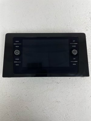 2018-2025 Volkswagen Tiguan 8-Inch Navigation Multi-Media Display Screen - Front (Used OEM)