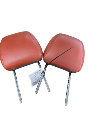 2024-2025 Ford Mustang Emberglo (Orange) Seat Leather Headrest Set - Front, Right (Passenger) (Used OEM)