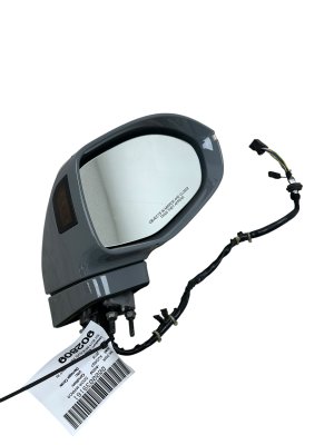 2012-2018 Audi A6 Gray Power Folding Heated Door/Side View Mirror with Signal Lamp - Front, Right (Passenger) (Used OEM)