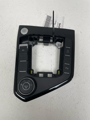 2022-2024 Volkswagen Taos Black Center Console Upper Shifter Trim Bezel - Front (Used OEM)