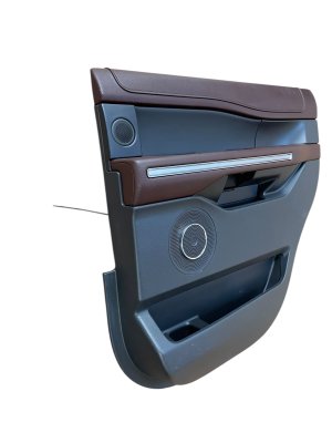 2022-2024 Ford Expedition Black Door Interior Trim Panel - Rear, Right (Passenger) (Used OEM)