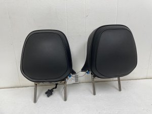 2018-2019 Lincoln Navigator Black Seat Headrest Set - Front, Left (Driver) (Used OEM)