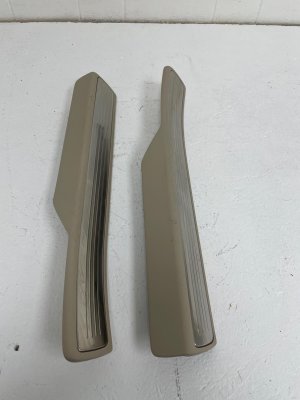 2014-2020 Mercedes-Benz S320 Beige Sill Plate Trim Panel Set - Rear (Used OEM)