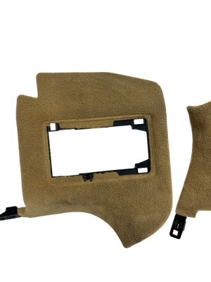 2013-2016 Porsche Boxster Beige Interior Fuse Kick Panel Cover - Front (Used OEM)