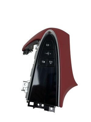 2022-2025 Genesis GV70 Red Traction Control and Auto Start-Stop Switch Trim Panel (Used OEM)
