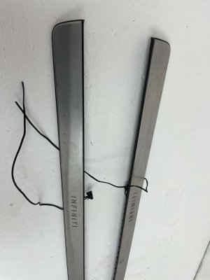 2017-2022 INFINITI Q60 Illuminated Door Sill Plate Trim Set (Used OEM)