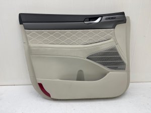 2020-2022 Hyundai Palisade Beige Door Interior Trim Panel - Front, Left (Driver) (Used OEM)