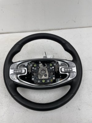 2022-2025 Genesis GV70 Black Leatherette Steering Wheel with Paddle Shifters (Used OEM)