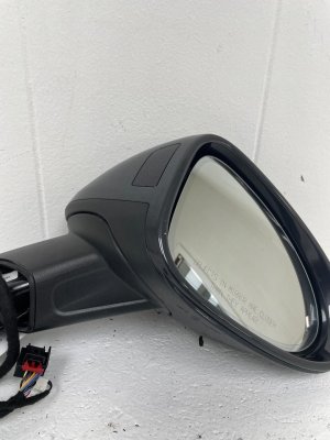 2019-2021 Porsche Macan Gray Power Heated Blind Spot Signal Door/Side View Mirror - Front, Right (Passenger) (Used OEM)
