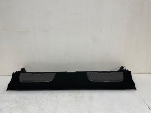 2016-2022 BMW 740i Black Shelf Deck Trim Panel with Speaker - Rear (Used OEM)