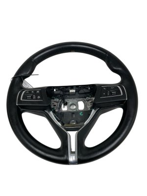 2014-2022 Maserati Quattroporte Black Leather Steering Wheel with Switches (Used OEM)