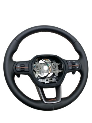 2023-2026 Honda Pilot Black Leather Steering Wheel with Cruise and Volume Control (Used OEM)
