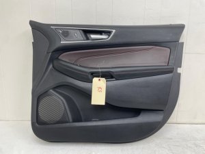 2019-2024 Ford Edge Ebony (Black) Door Interior Trim Panel - Front, Right (Passenger) (Used OEM)