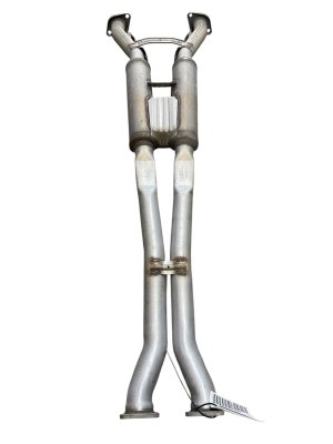 2020-2022 Genesis G90 Exhaust Pipe Mid-Section with Resonators - Front (Used OEM)