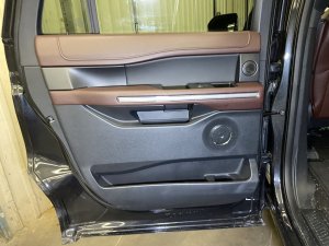 2022-2024 Ford Expedition Red Door Interior Trim Panel (Non-Wood) - Rear, Left (Driver) (Used OEM)