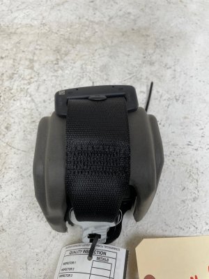 2021-2025 BMW M3 Black Center Seat Belt Assembly - Rear, Right (Passenger) (Used OEM)