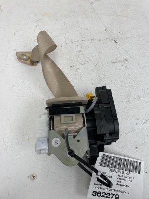 2014-2020 Mercedes-Benz S320 Beige Seat Belt Assembly - Rear, Left (Driver) (Used OEM)