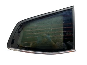 2018-2025 Volkswagen Atlas Quarter Glass with Chrome Moulding - Rear, Right (Passenger) (Used OEM)