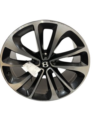 2016-2020 Bentley Bentayga Black 21x10 Machined Face Alloy Wheel (Used OEM)