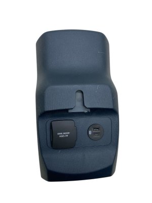 2021-2025 Ford Bronco Sport Center Console Trim Panel with Power Outlet and USB Hub - Rear (Used OEM)