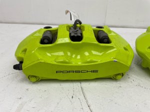 2011-2018 Porsche Cayenne Yellow Disc Brake Caliper - Rear, Left (Driver) (Used OEM)