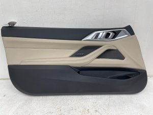 2021-2024 BMW M4 Tan Door Interior Trim Panel - Front, Left (Driver) (Used OEM)