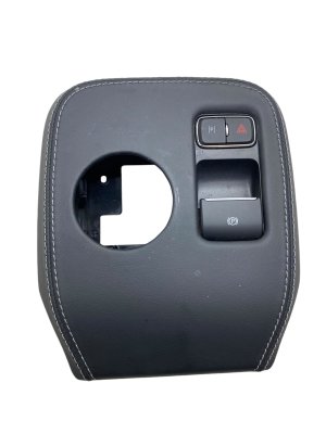 2021-2025 Ford Mustang Mach-E Center Console Gear Shifter Trim Bezel with Parking Brake and Hazard Switch (Used OEM)