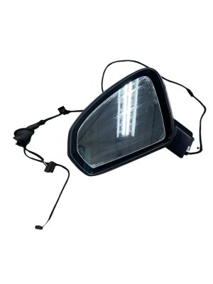 2025-2026 Volkswagen Taos Monterey Blue Power Heated Blind Spot Door/Side View Mirror - Front, Left (Driver) (Used OEM)