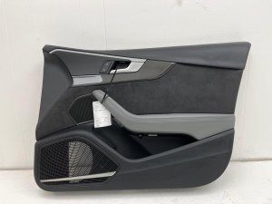 2017-2019 Audi A4 Black Door Interior Trim Panel - Rear, Right (Passenger) (Used OEM)
