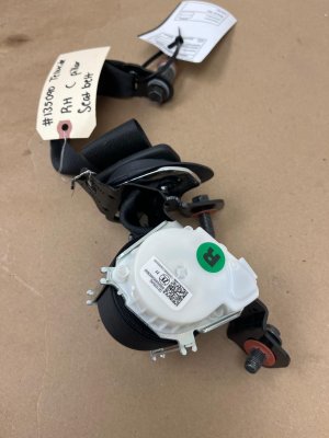 2020-2025 Kia Telluride Gray Lap and Shoulder Seat Belt Assembly - Rear, Right (Passenger) (Used OEM)